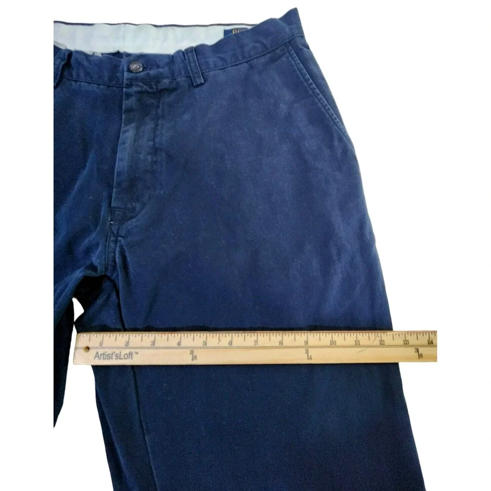 Polo Ralph Lauren Classic Fit Pants Men's 36x32 (Fits W34x31.5) Blue Straight